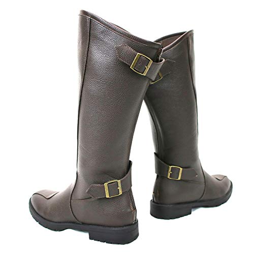 DJ] 斜めカット 特攻ブーツ 茶 27．5cm - 製品詳細